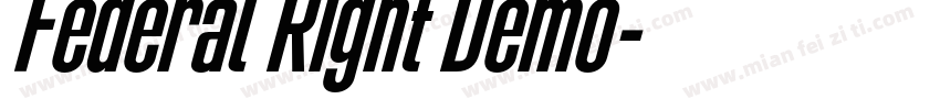 Federal Right Demo字体转换